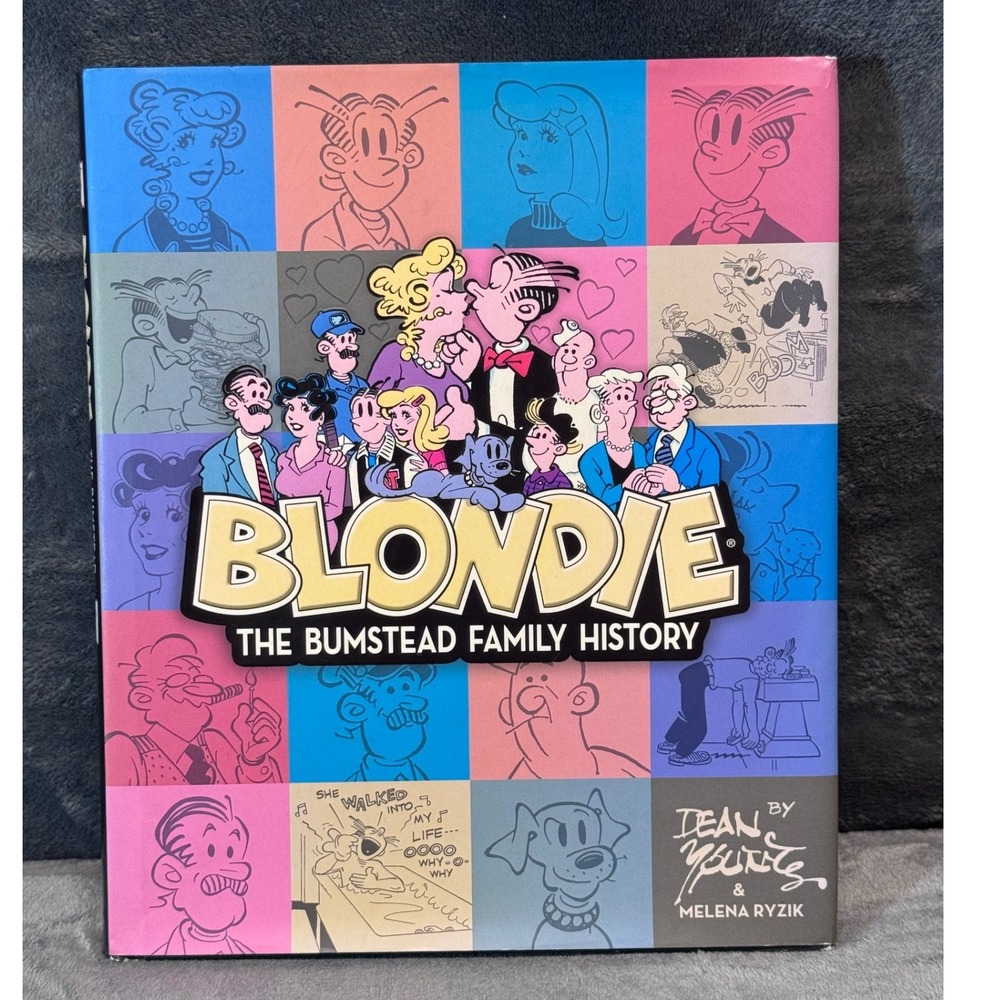 Blondie The Bumstead Family History Signed Dean Young Hardcover Comic Book 2007